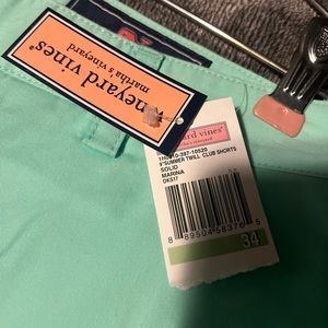 Vineyard vines club short green marina 9 inch size 34 nwt